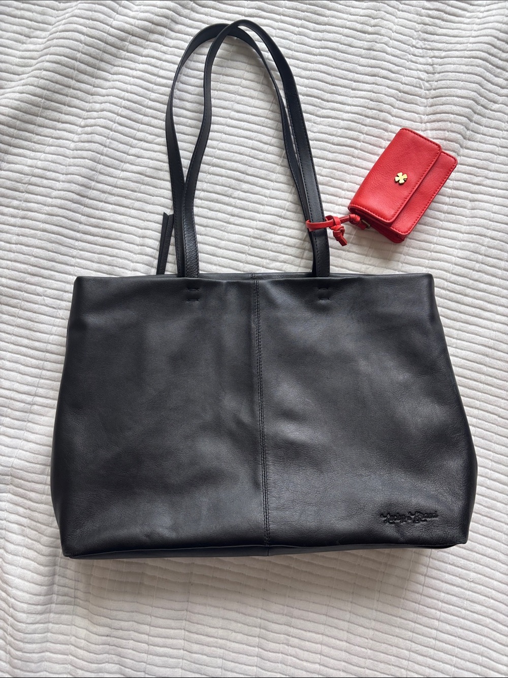 Lucky Brand Black Leather Tote